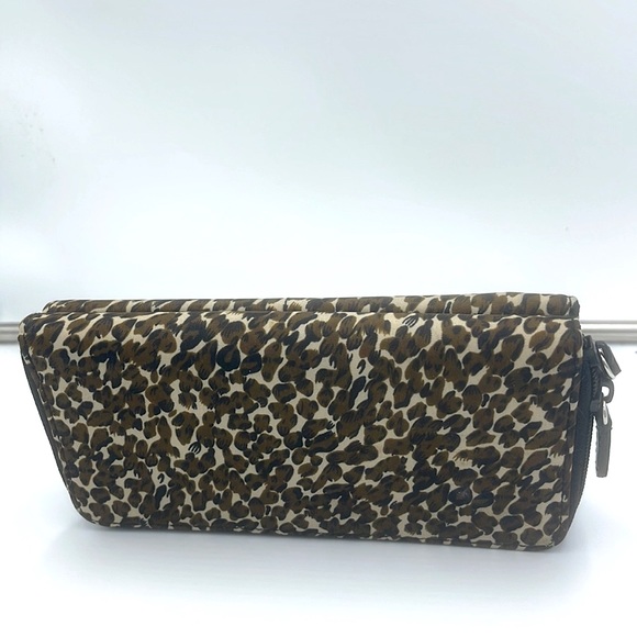 Animal Print Nylon Fabric Wallet - Picture 2 of 4